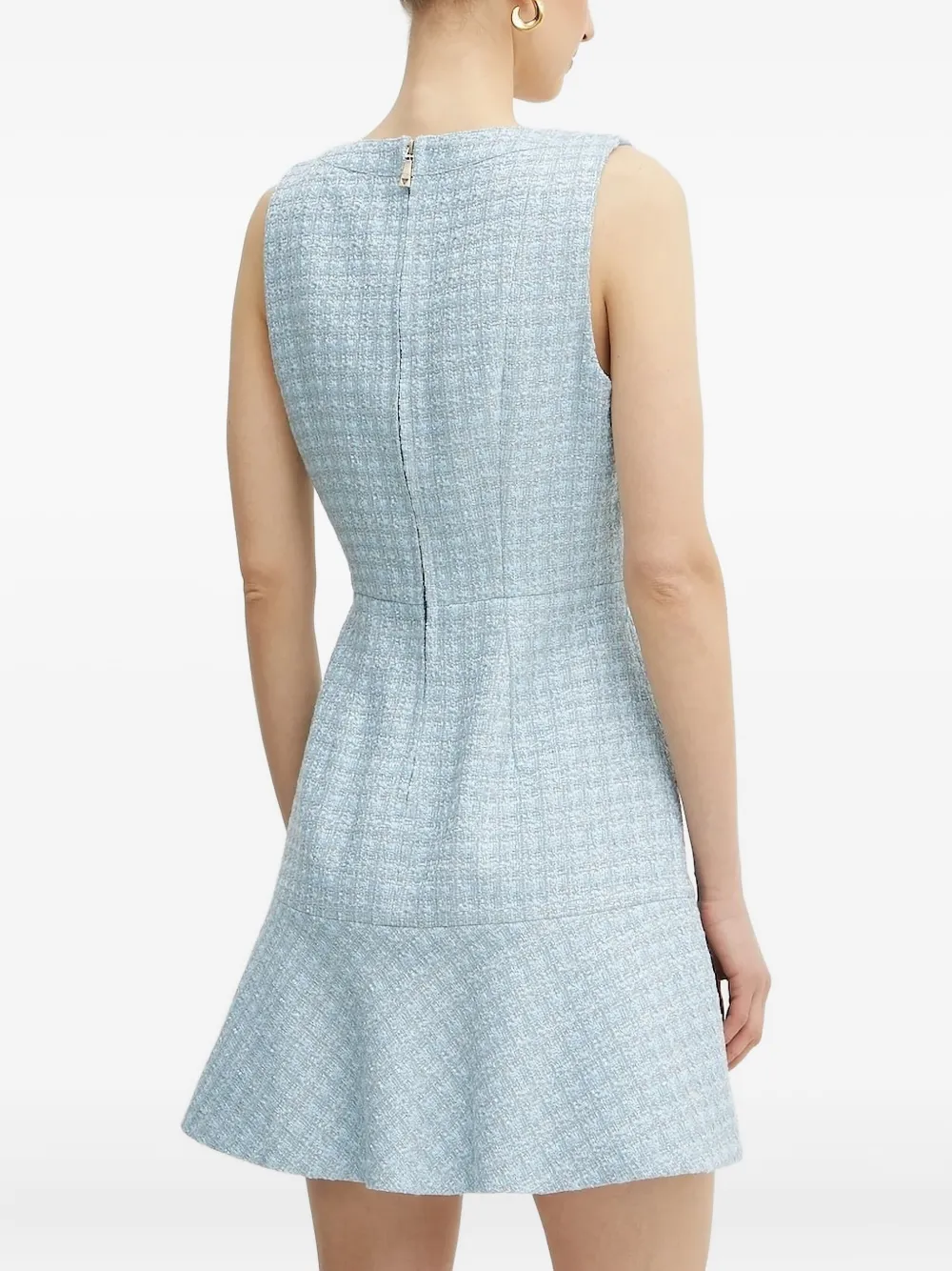 GUESS USA Eco Daphnee tweed pocket mini dress Blauw