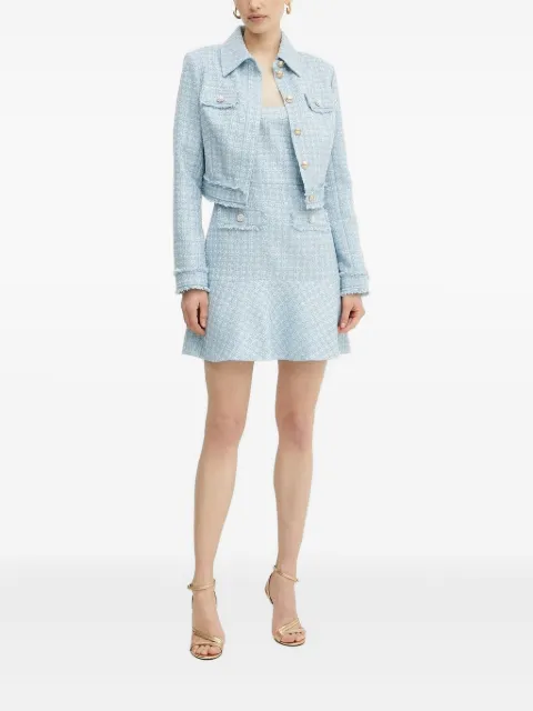 GUESS USA Eco Daphnee tweed pocket mini dress