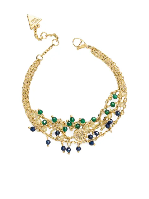 GUESS USA beaded multi-chain bracelet