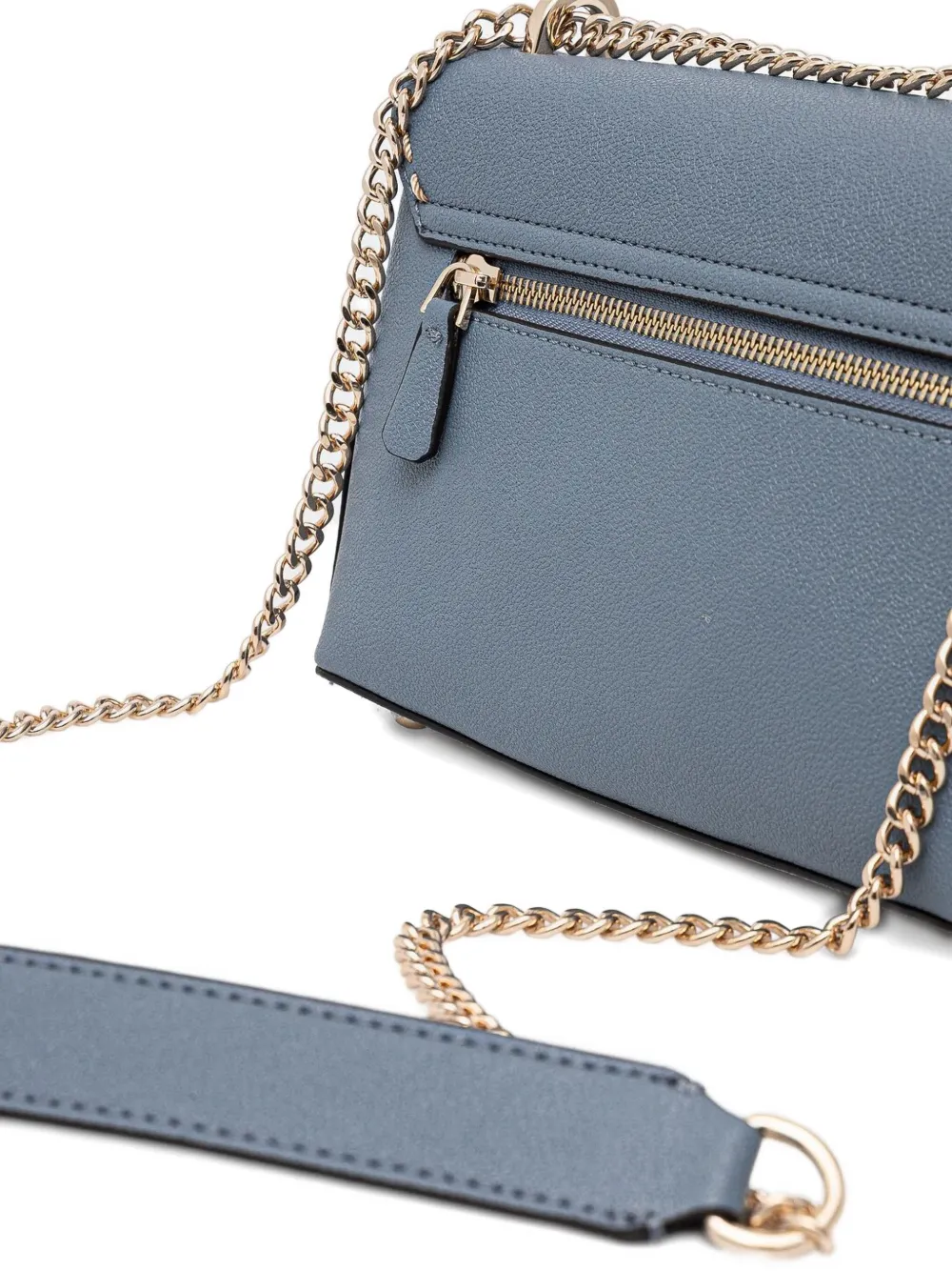 GUESS USA Handtas met kettingdetail en omslag Blauw