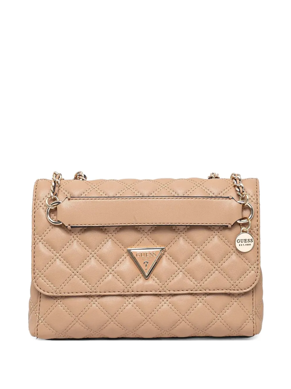 GUESS USA Gewatteerde crossbodytas Beige