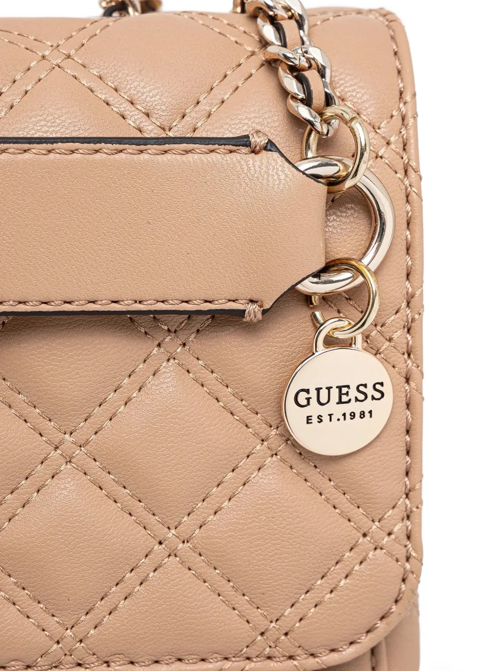 GUESS USA Gewatteerde crossbodytas Beige