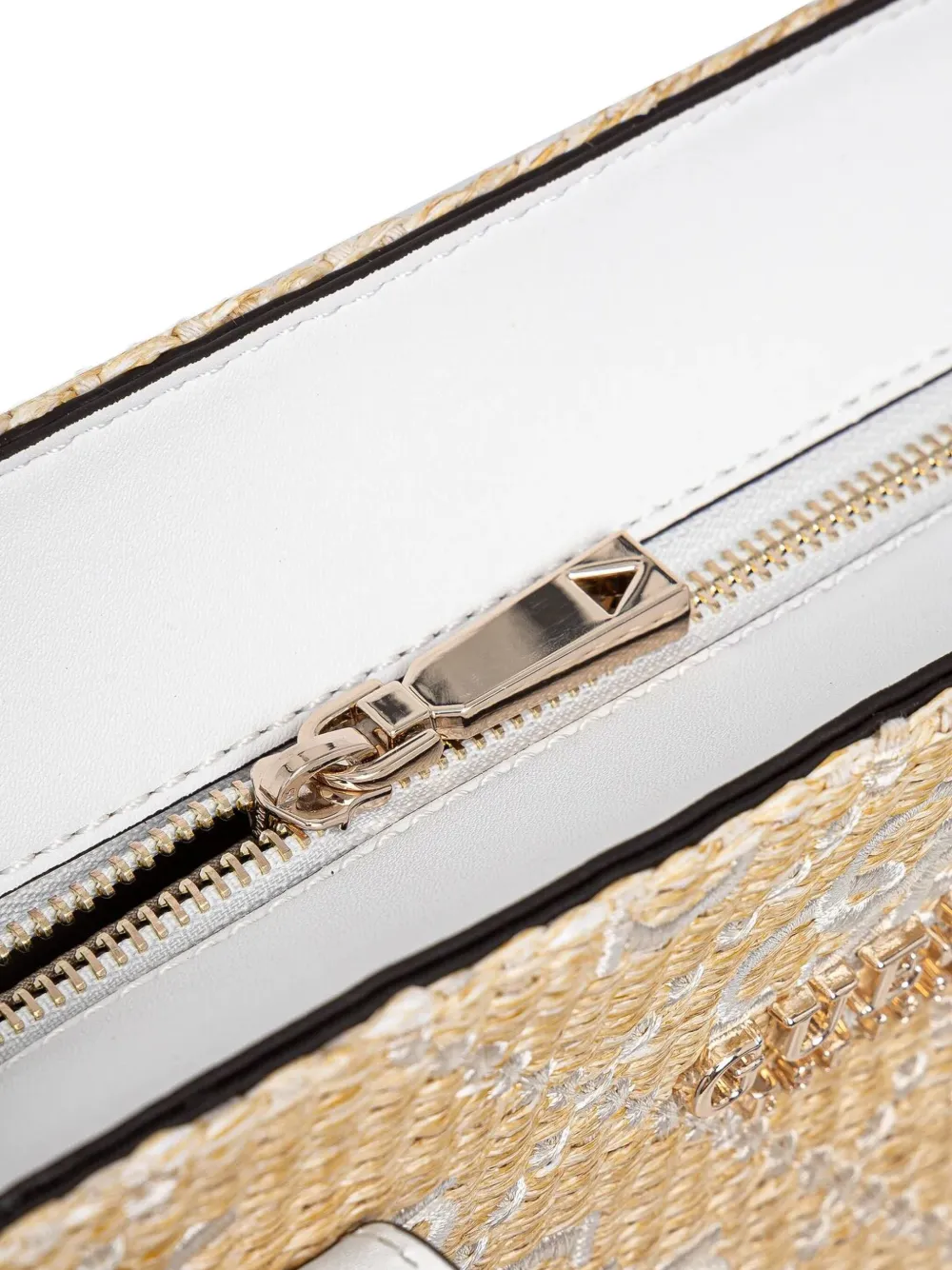 GUESS USA Geweven shopper Beige
