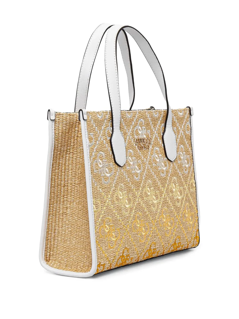 GUESS USA Geweven shopper Beige