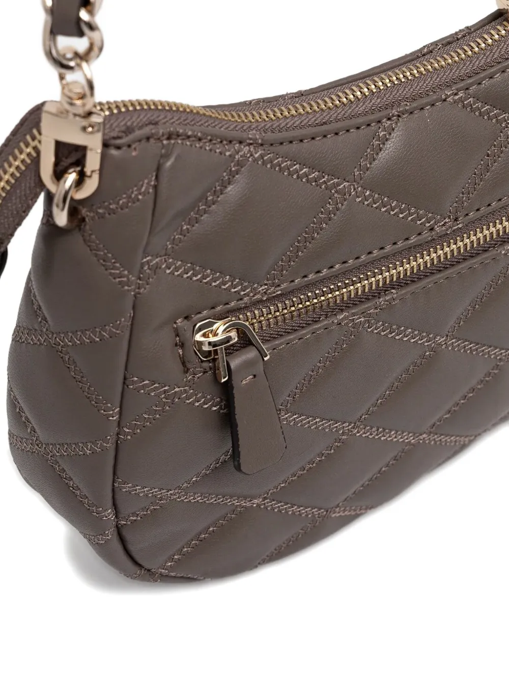 GUESS USA Gewatteerde schoudertas Beige