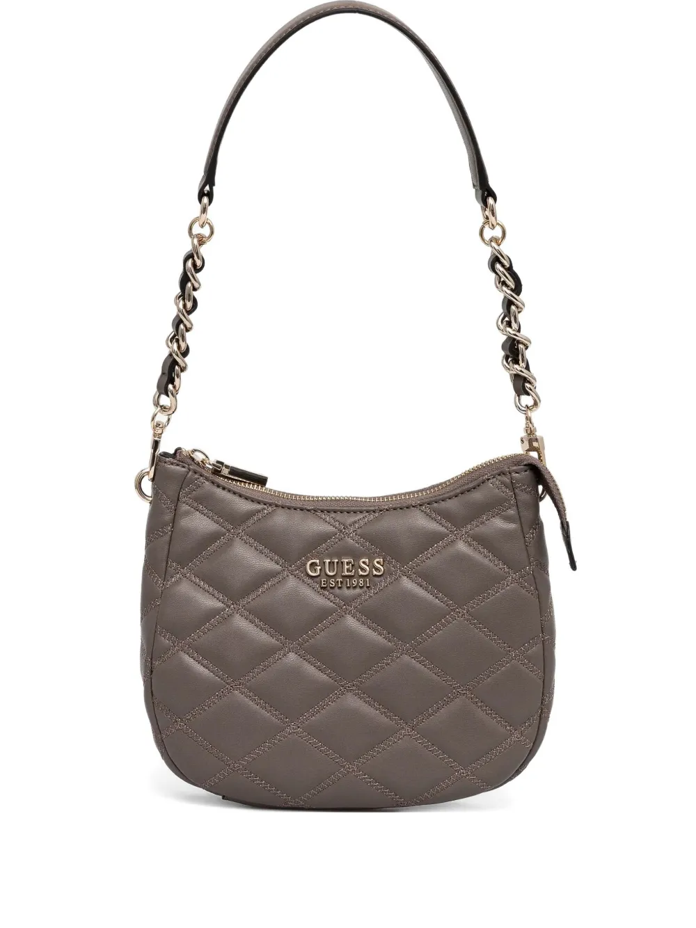 GUESS USA Gewatteerde schoudertas Beige