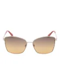 GUESS EYEWEAR cat-eye frame sunglasses - Red