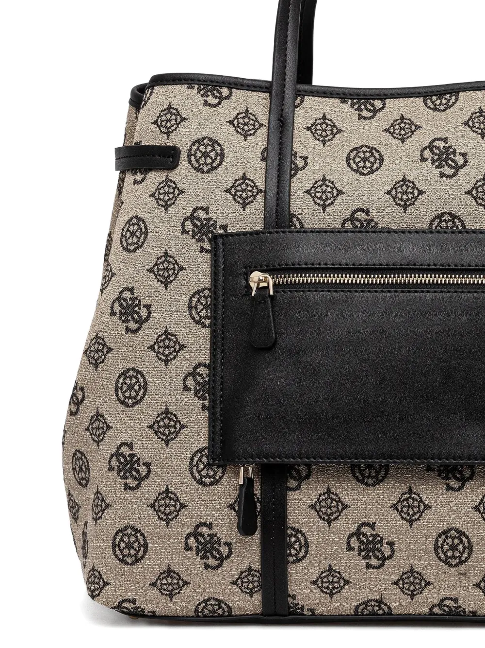 GUESS USA Shopper met monogram Beige