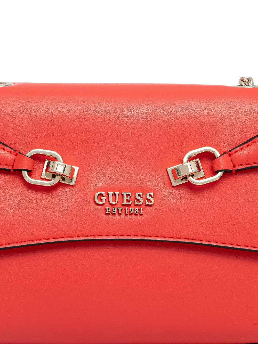 GUESS USA Schoudertas met kettingband en omslag Rood