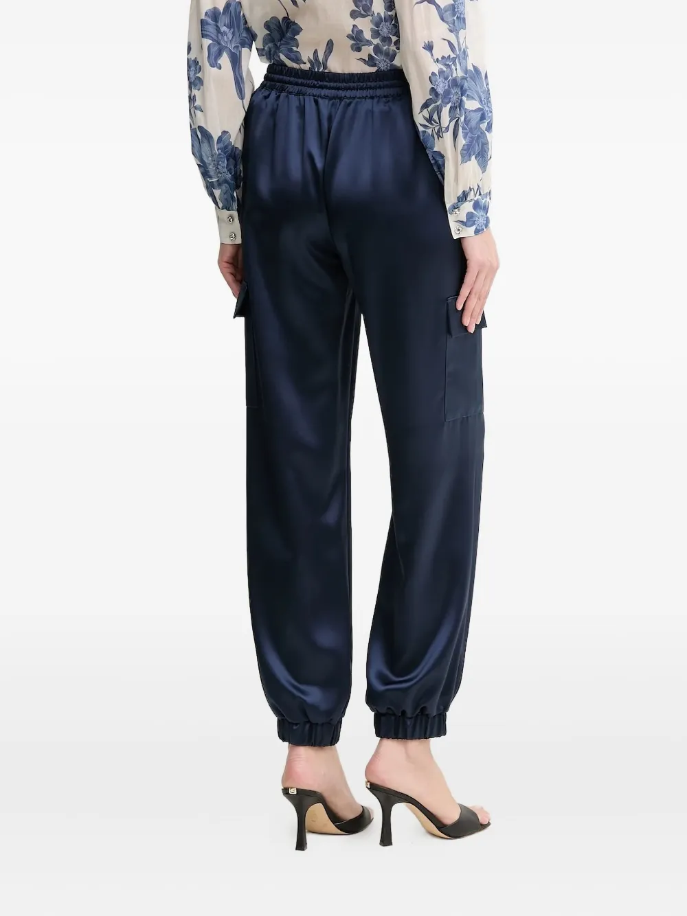 GUESS USA Broek met cargo zak en cuffs - Blauw