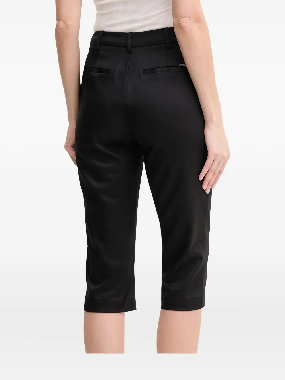 GUESS USA Broek met logoplakkaat - Zwart