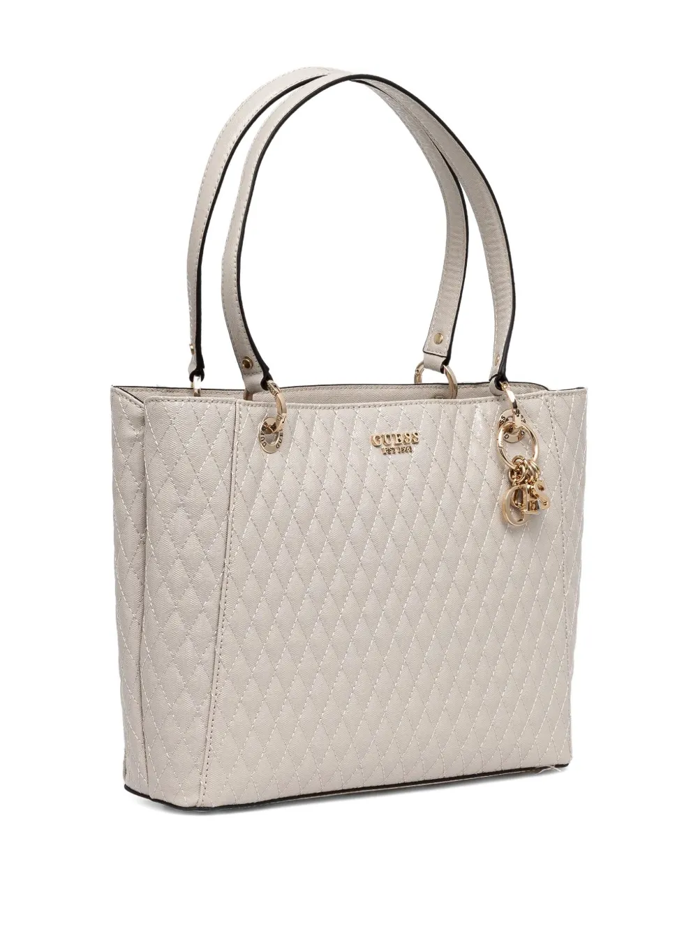 GUESS USA Gewatteerde shopper Beige