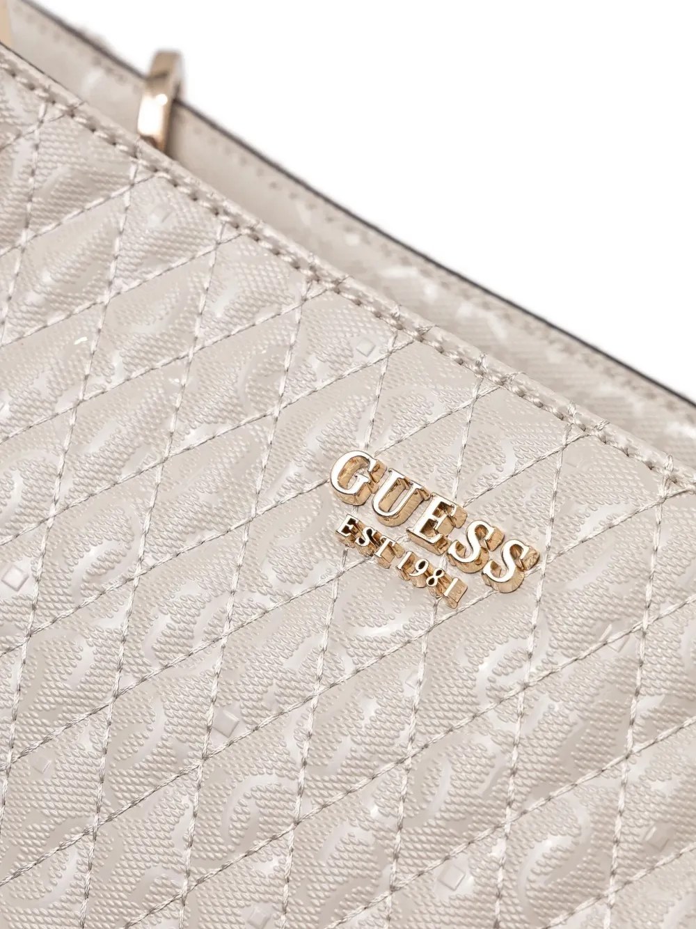 GUESS USA Gewatteerde shopper Beige