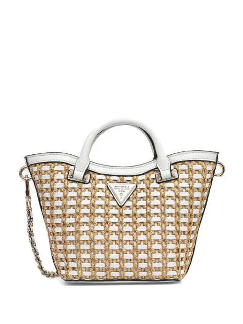GUESS USA Atalia woven tote bag