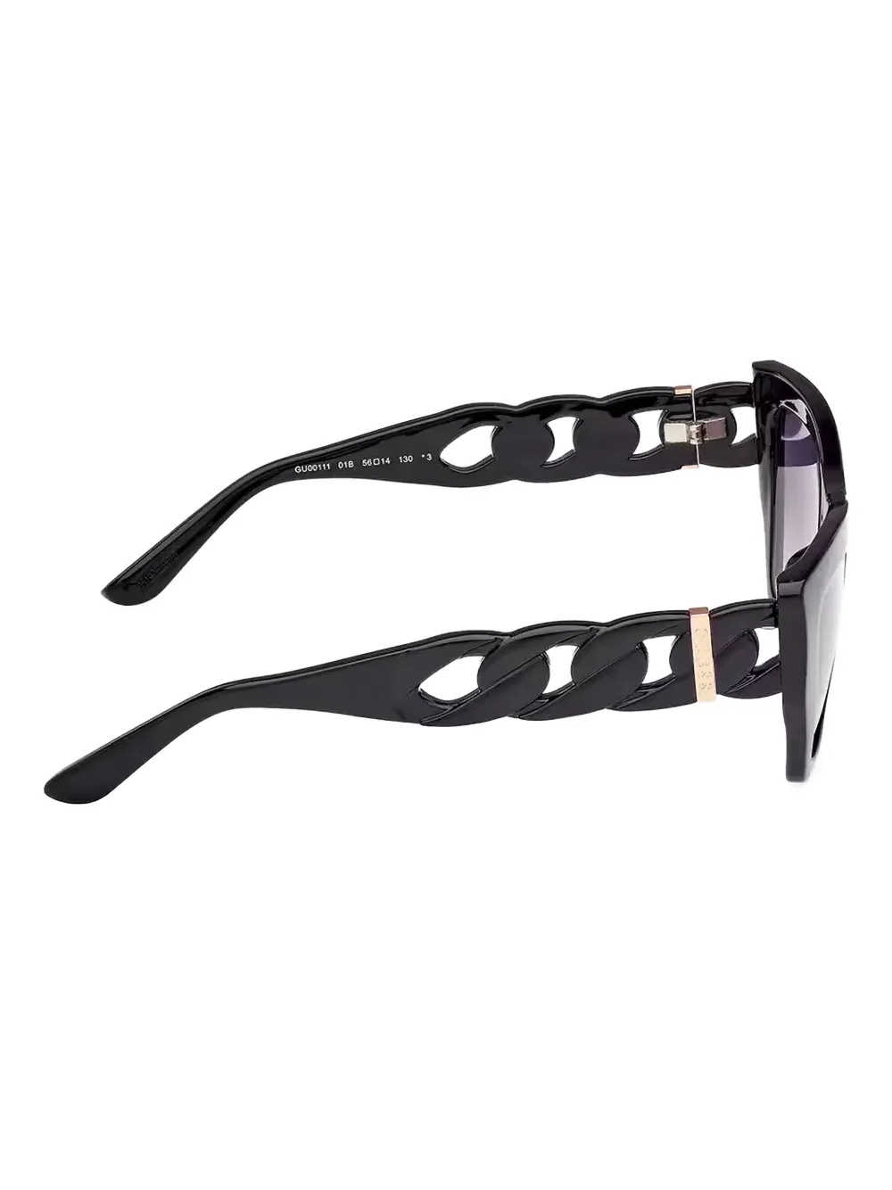 GUESS EYEWEAR Zonnebril met cat-eye montuur Zwart