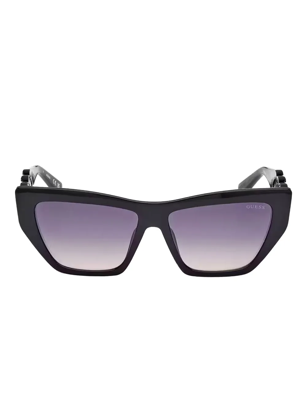 GUESS EYEWEAR キャットアイ サングラス - ブラック GUESS EYEWEAR キャットアイ サングラス - ブラック