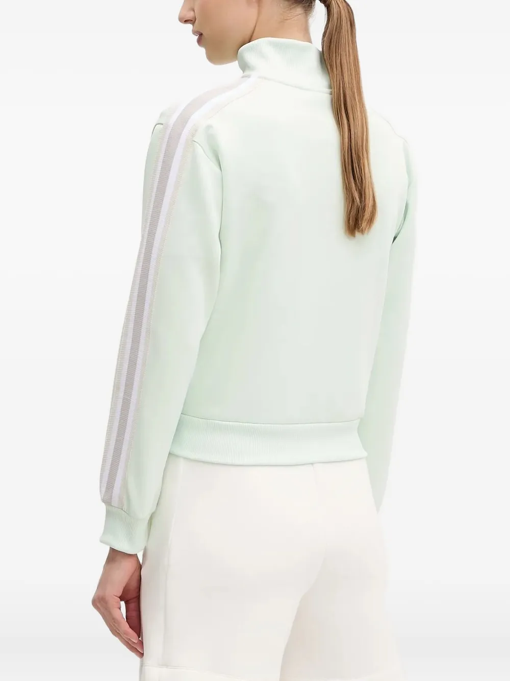 GUESS USA stripe-detail zip-up sweatshirt | Sweaters | Image 2