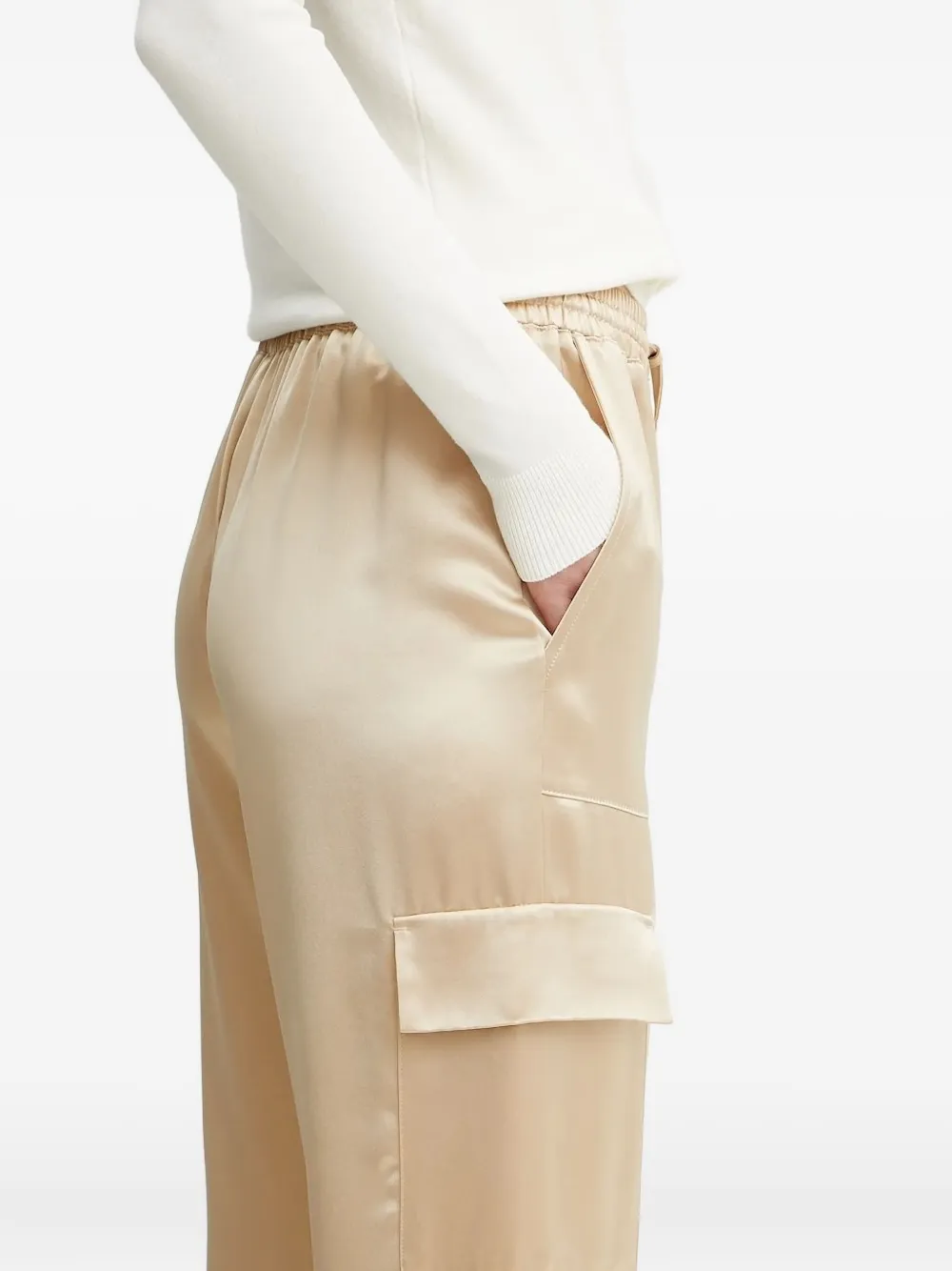 GUESS USA Satijnen broek Goud