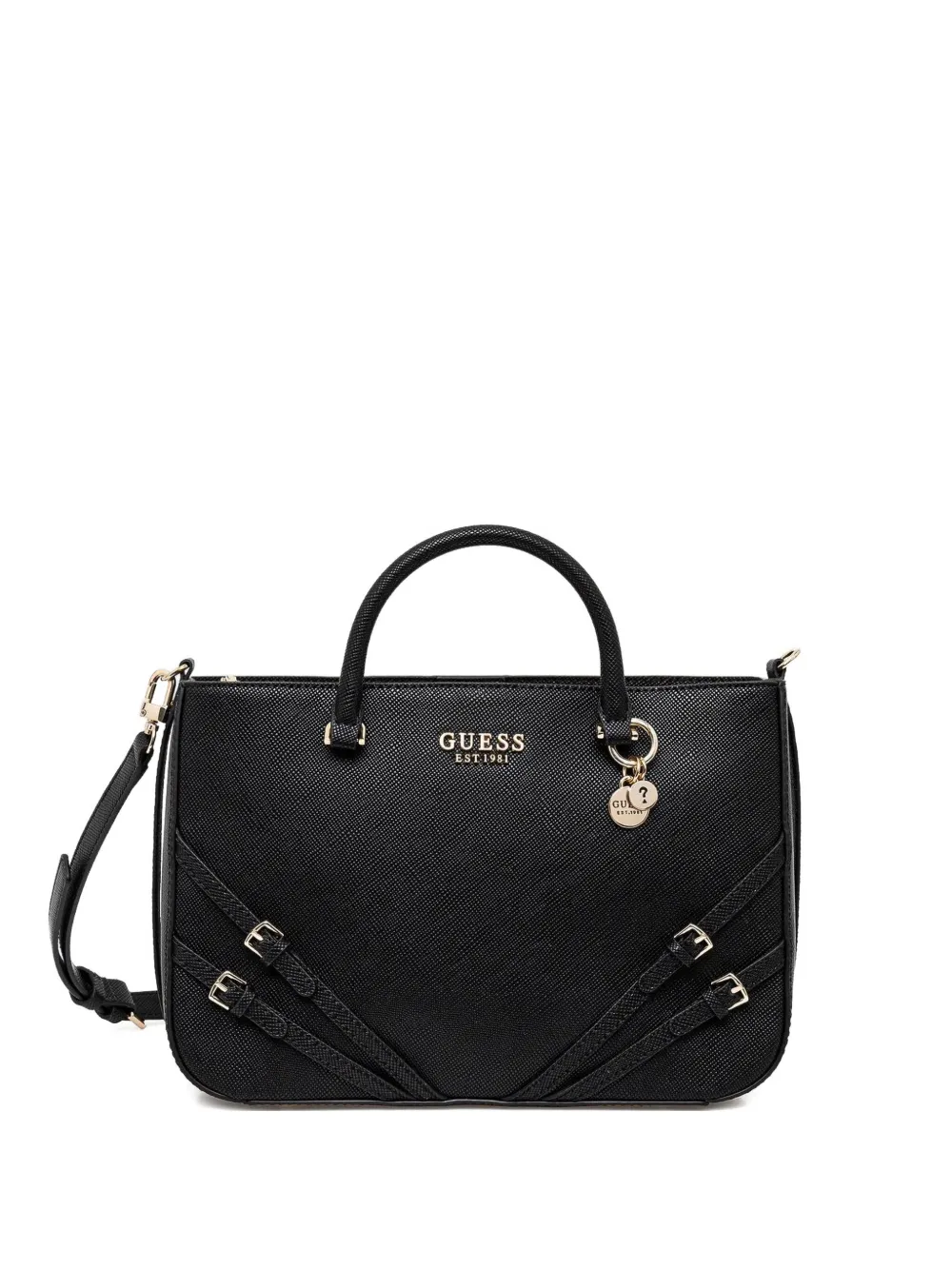 GUESS USA Bramina logo-embellished structured tote bag | Black | Image 1