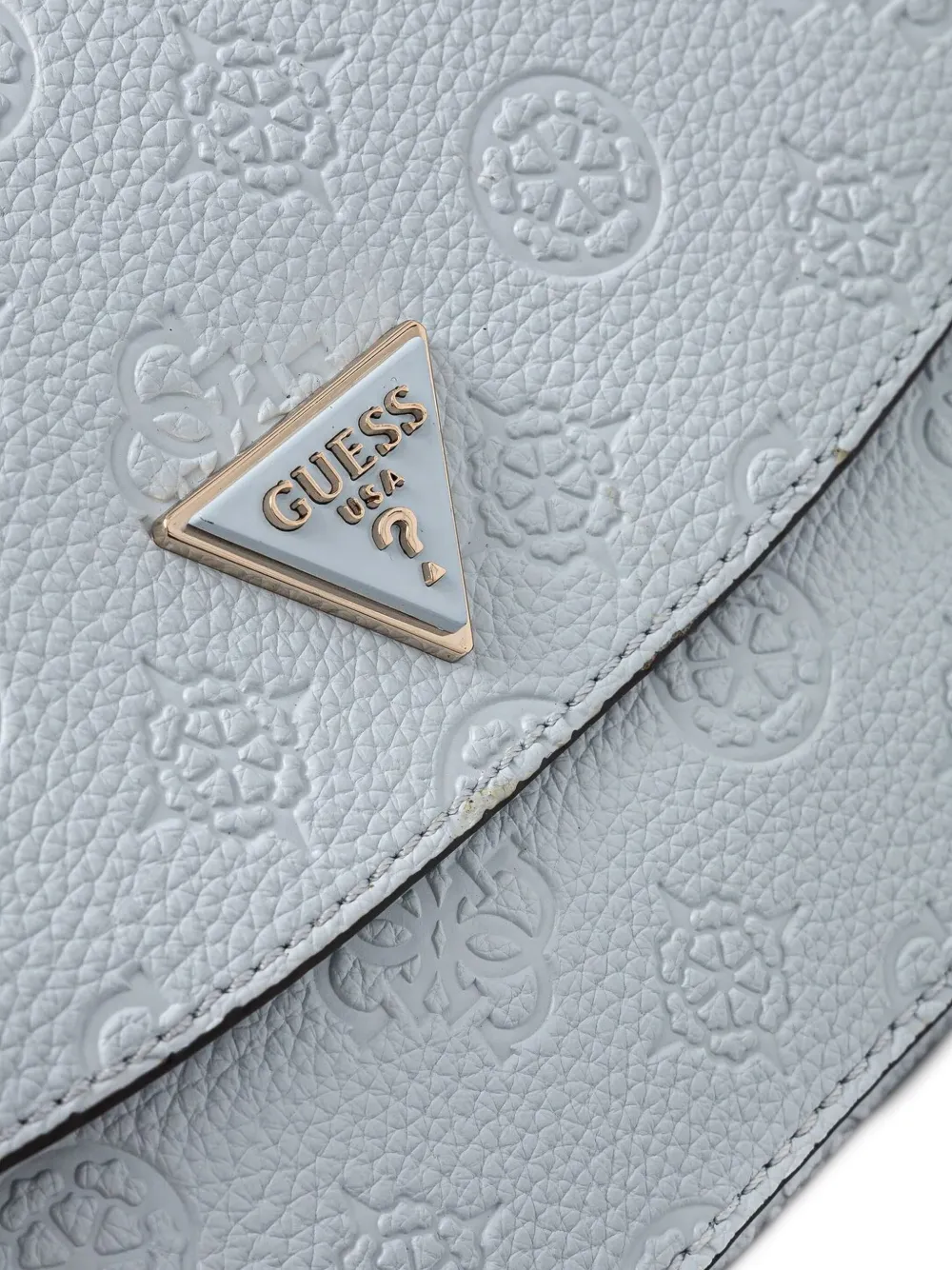 GUESS USA Tas met omslag en logo-reliëf Blauw