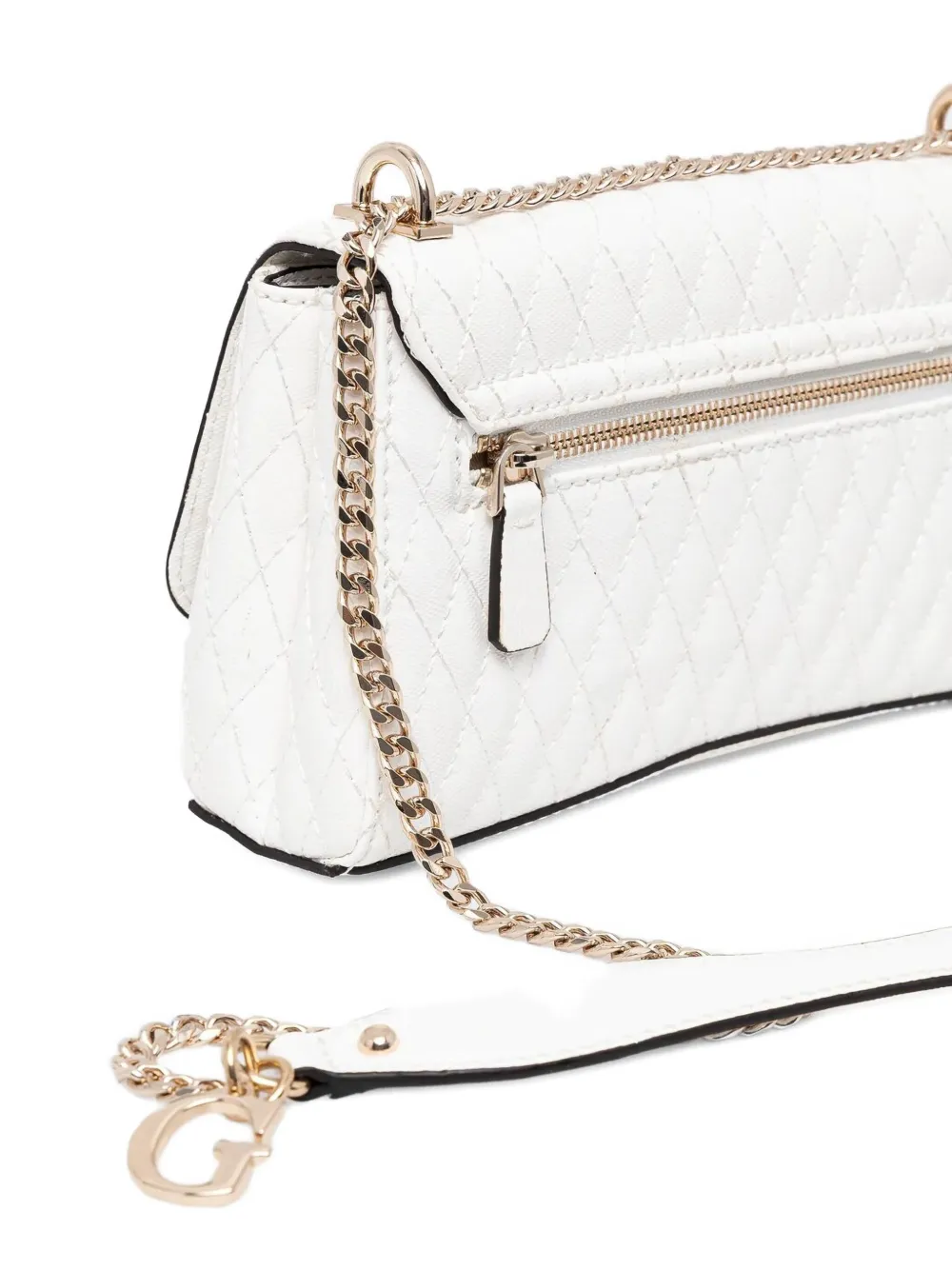 GUESS USA Gewatteerde crossbodytas Wit