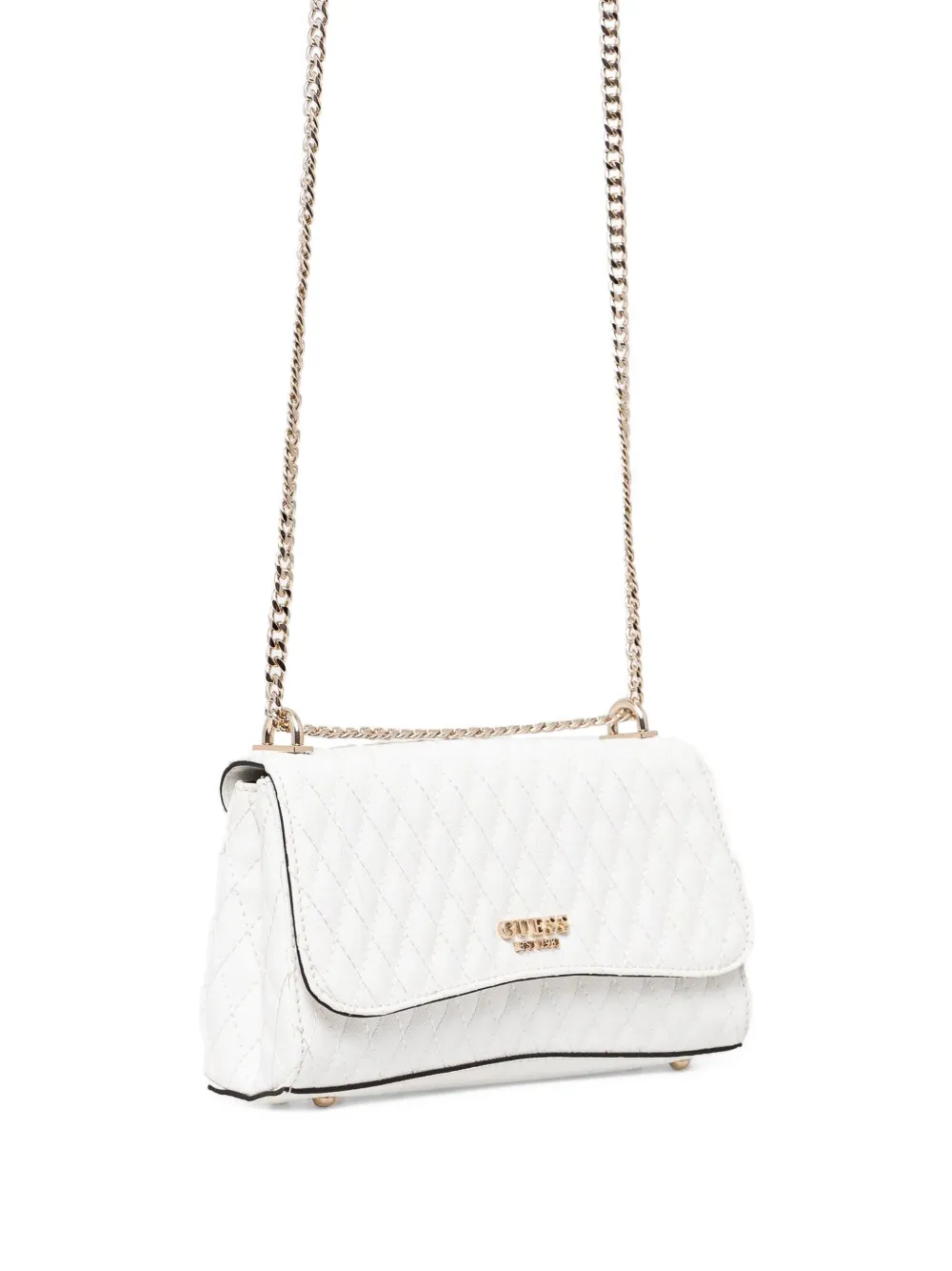 GUESS USA Gewatteerde crossbodytas Wit