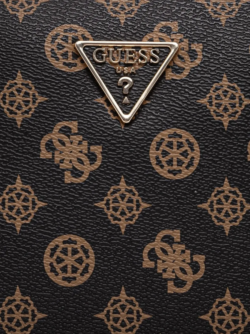 GUESS USA Noelle 4G kleine crossbodytas met logoplakkaat Bruin