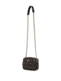 GUESS USA mini Noelle 4G logo-plaque crossbody bag - Black