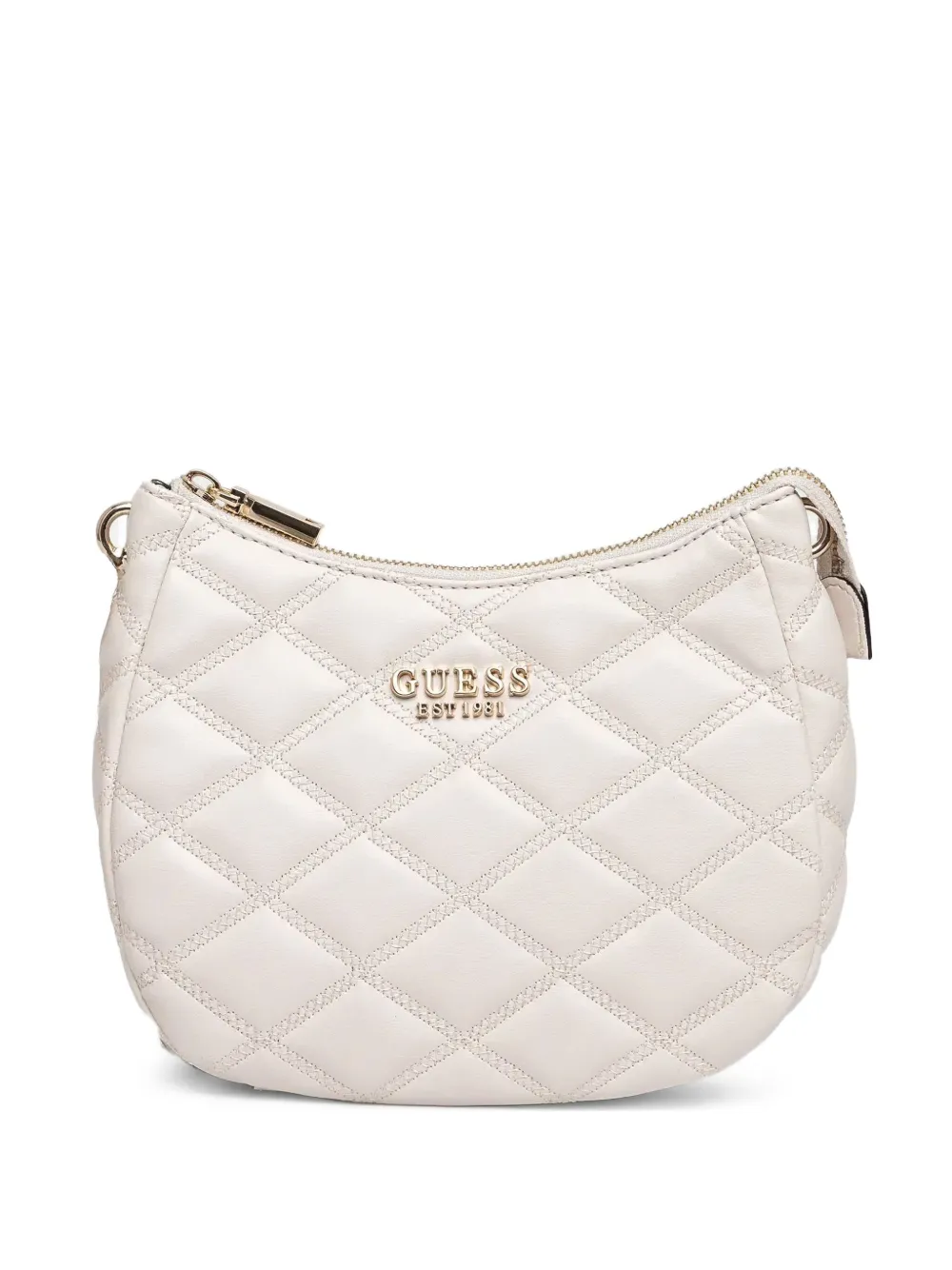 GUESS USA Gewatteerde schoudertas Beige