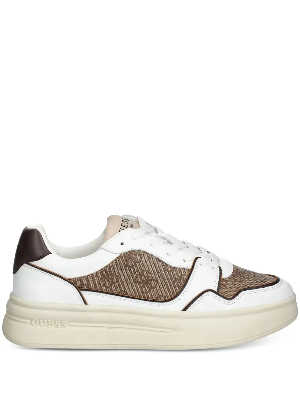 GUESS USA monogram-pattern sneakers | Neutrals | Image 1