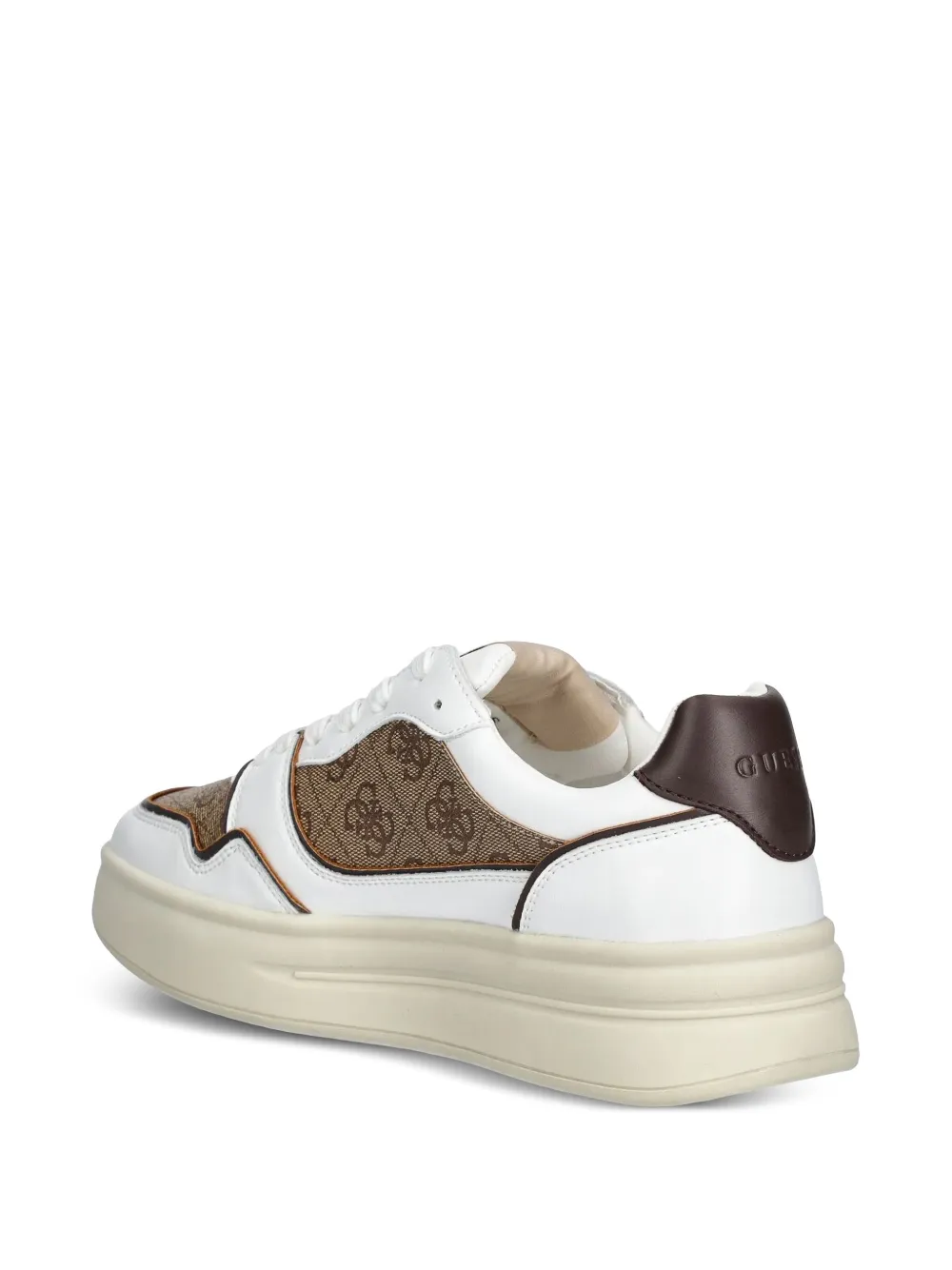 GUESS USA Sneakers met monogram-patroon Beige
