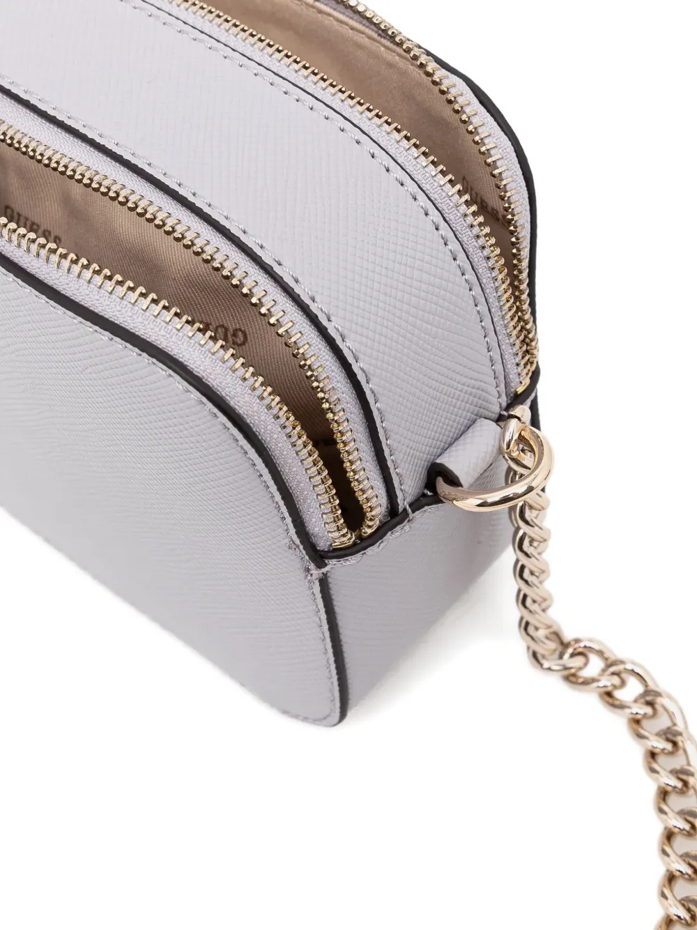GUESS USA Crossbodytas met logoplakkaat Paars