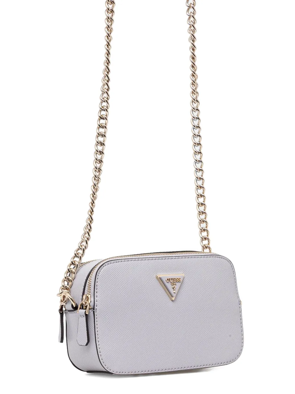 GUESS USA Crossbodytas met logoplakkaat Paars