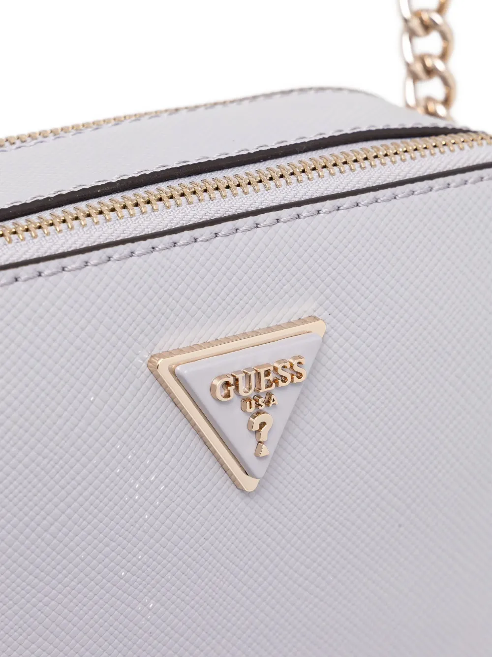 GUESS USA Crossbodytas met logoplakkaat Paars
