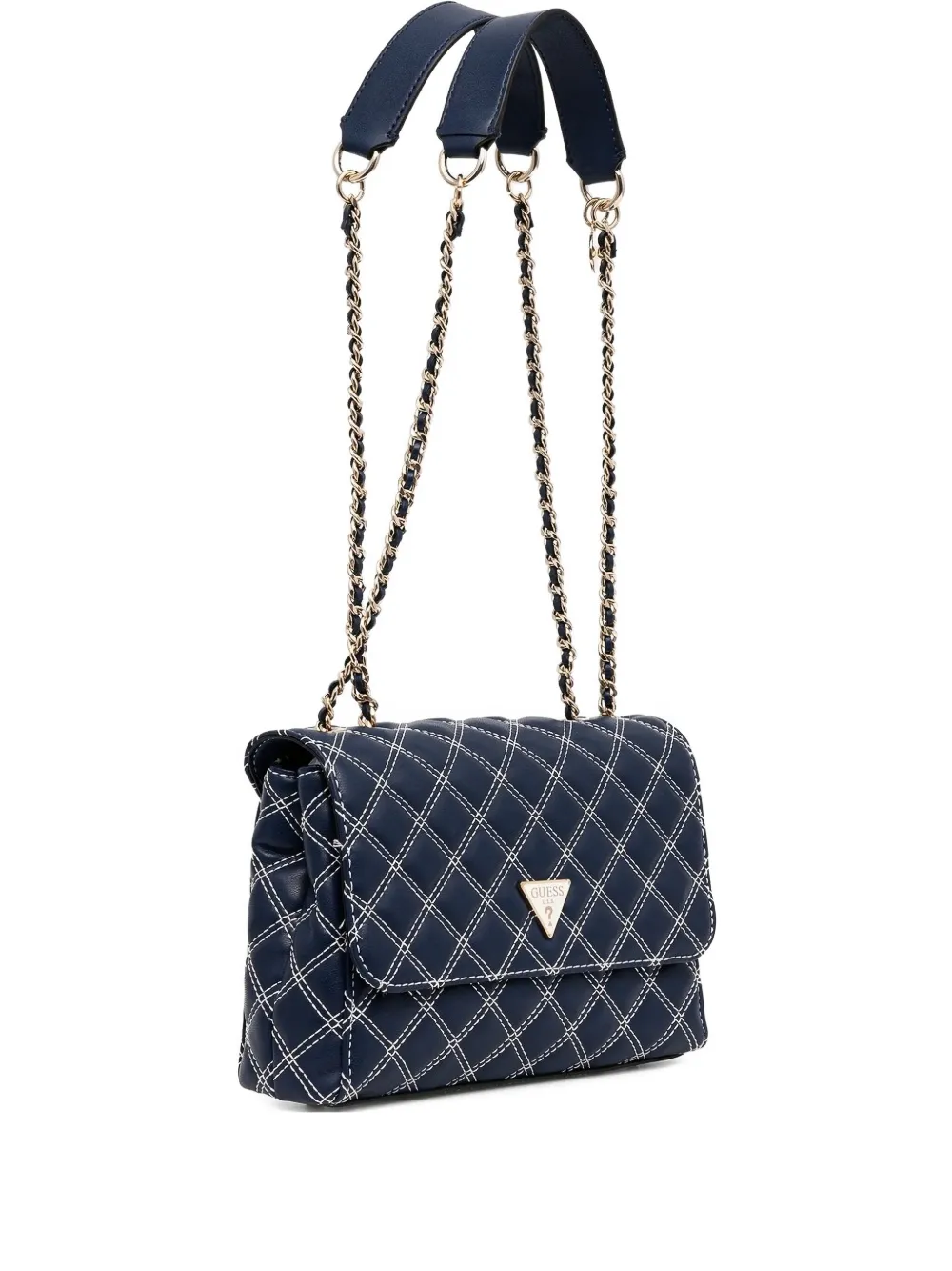 GUESS USA quilted shoulder bag Blauw