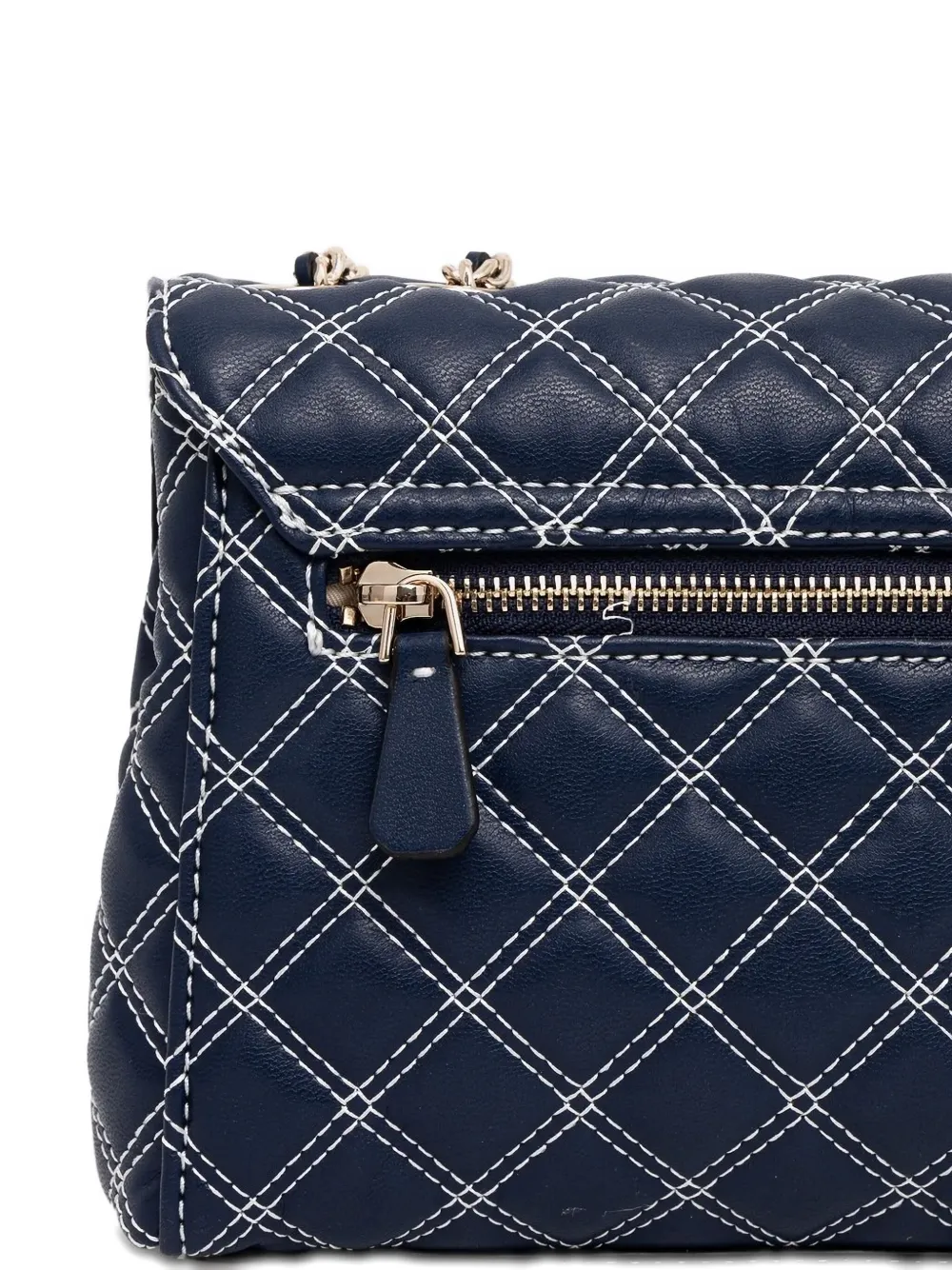 GUESS USA quilted shoulder bag Blauw