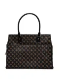GUESS USA 4G Peony-logo tote bag - Brown