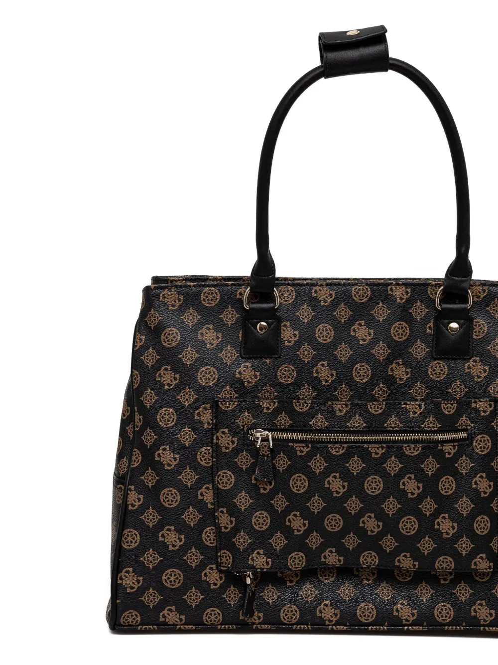 GUESS USA Shopper met 4G Peony-logo Bruin