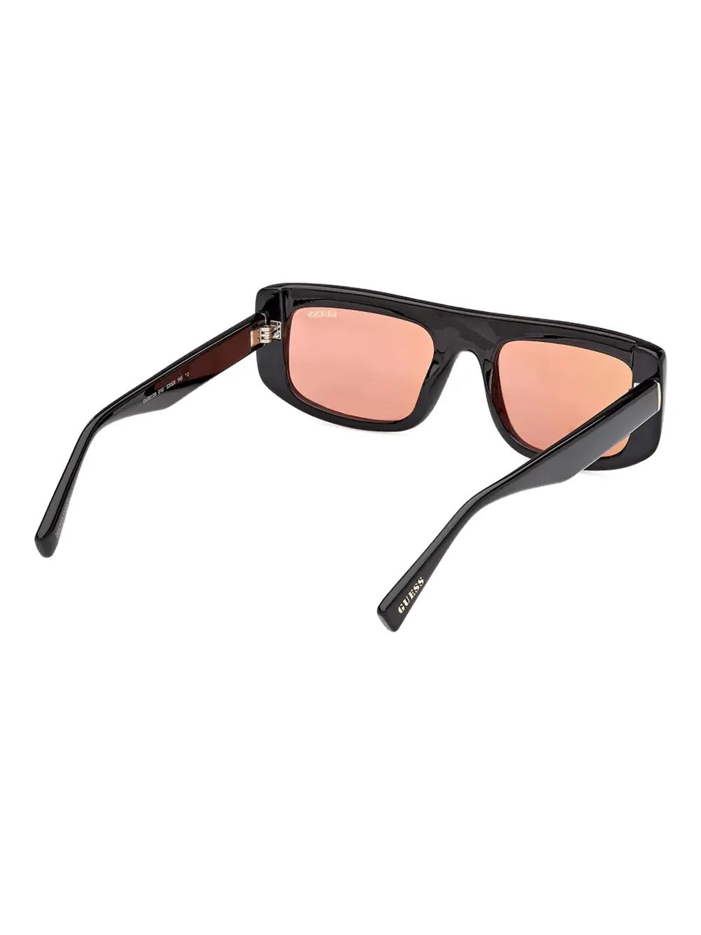 GUESS EYEWEAR Zonnebril met rechthoekig montuur Zwart