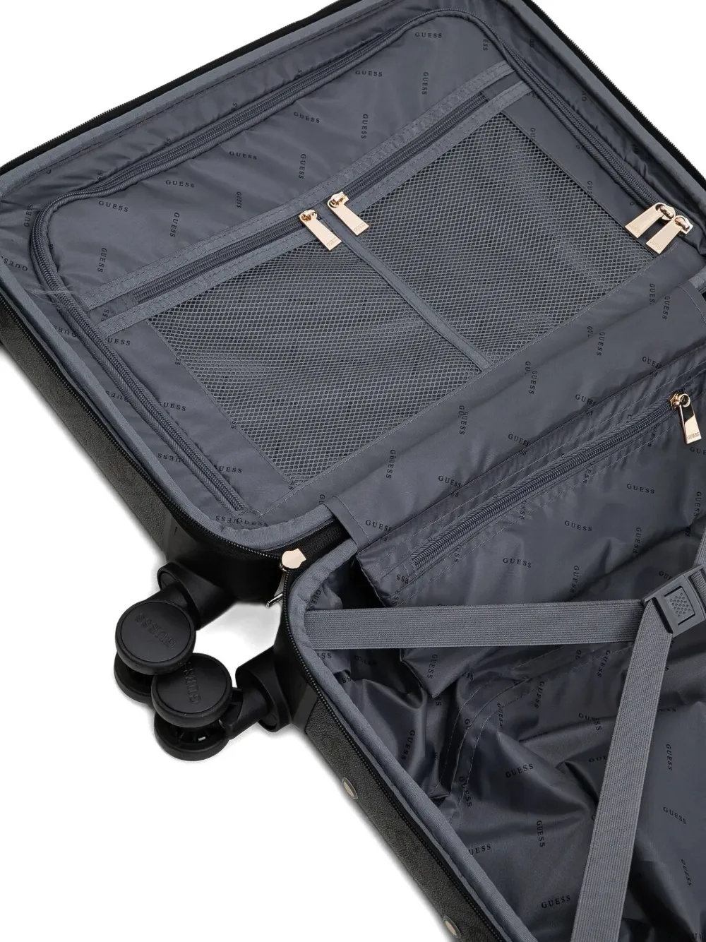GUESS USA Reistas met monogram Grijs