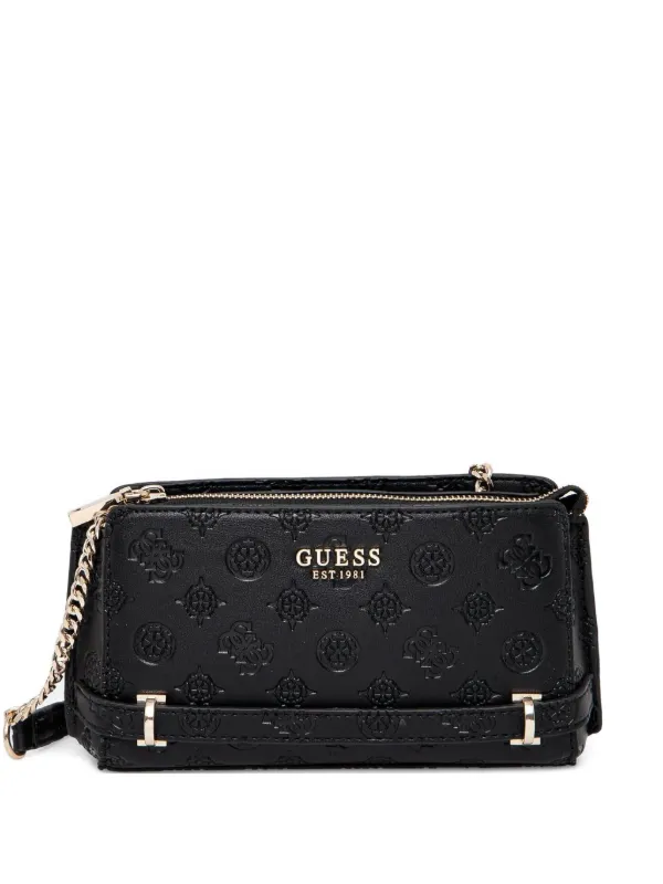 Bolsa Crossbody Guess Negra Capitonada Negra Capitonada Bolsa