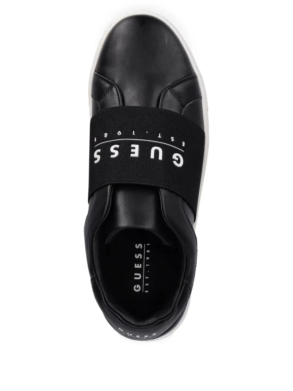 GUESS USA Tosli elasticated-strap sneakers Black