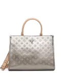 GUESS USA Arnela logo-debossed structured handbag - Grey