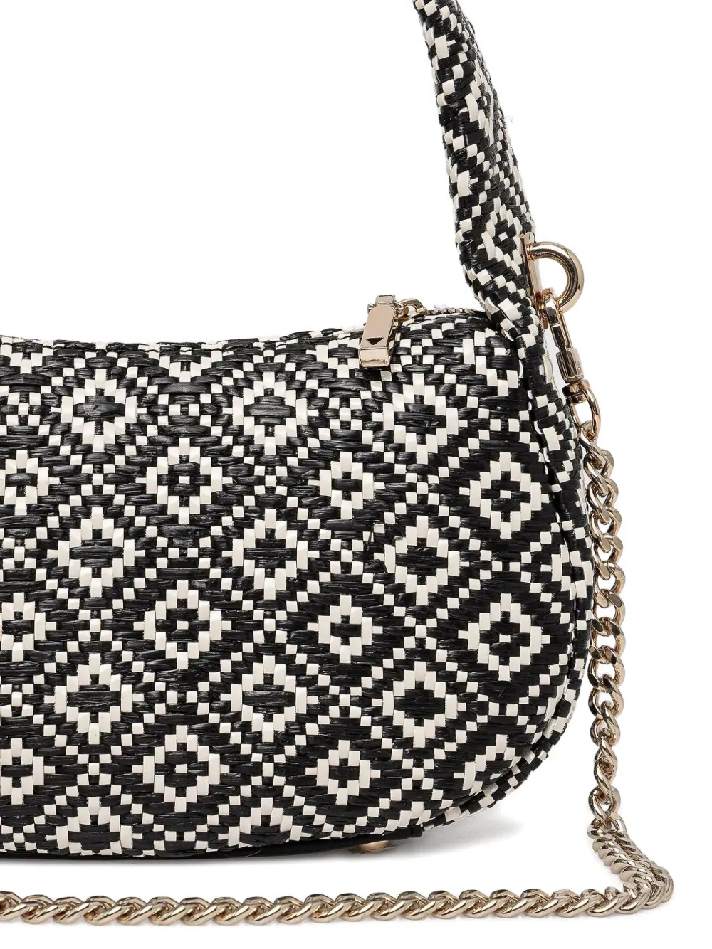 GUESS USA Gevlochten crossbodytas Zwart