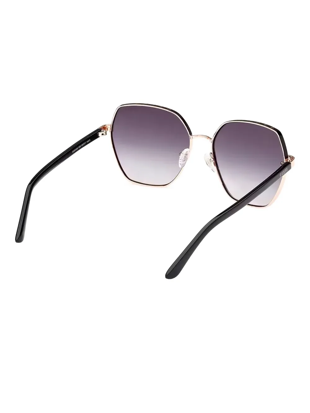 GUESS EYEWEAR Zonnebril met geometrisch montuur Goud