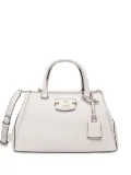 GUESS USA Nastra structured tote bag - White