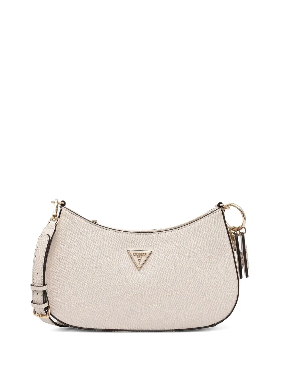 GUESS USA Crossbodytas met logoplakkaat Beige