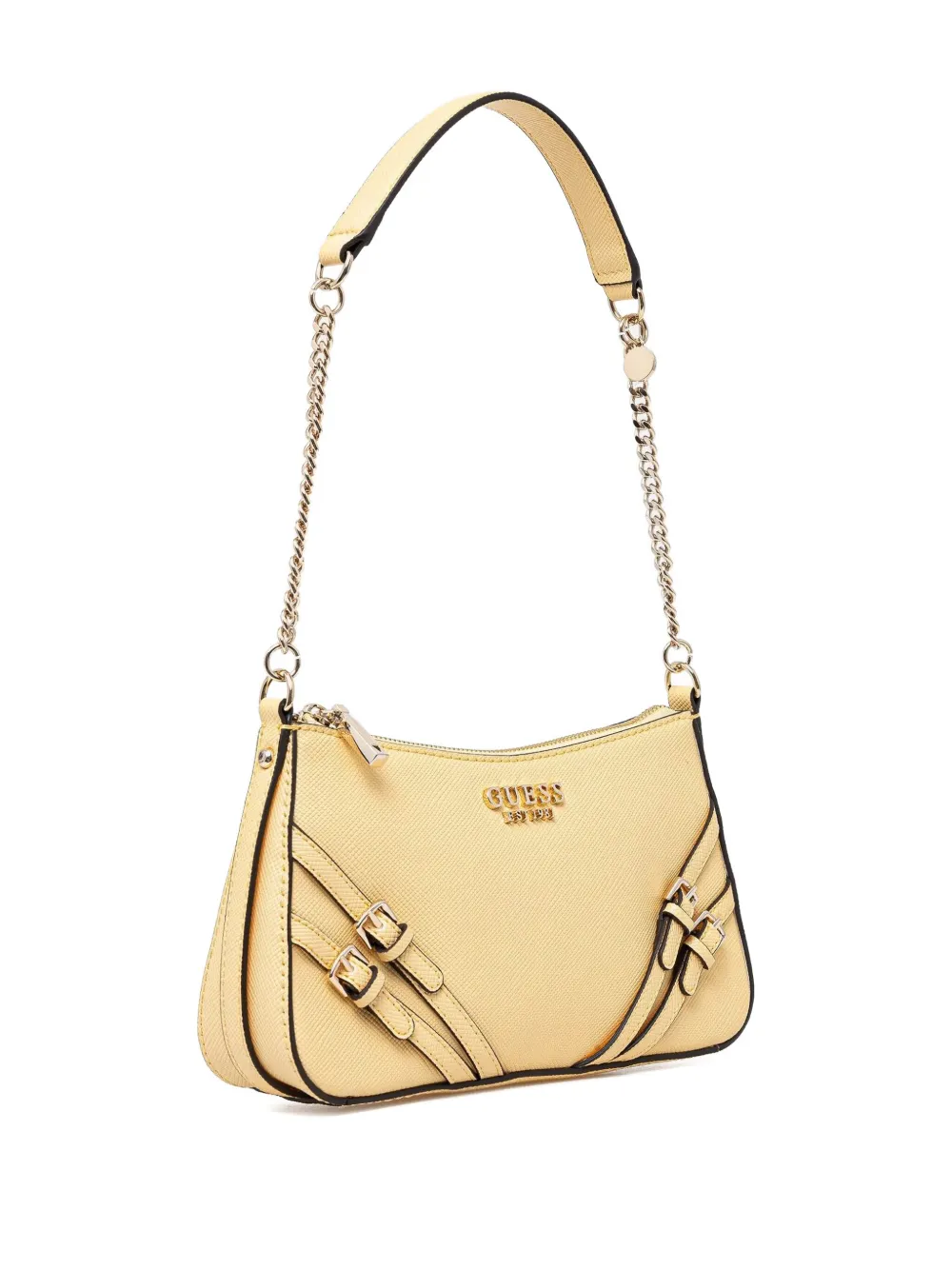 GUESS USA Crossbodytas met kettingdetail - Geel