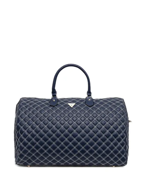 GUESS USA Cruise Vibe quilted weekender