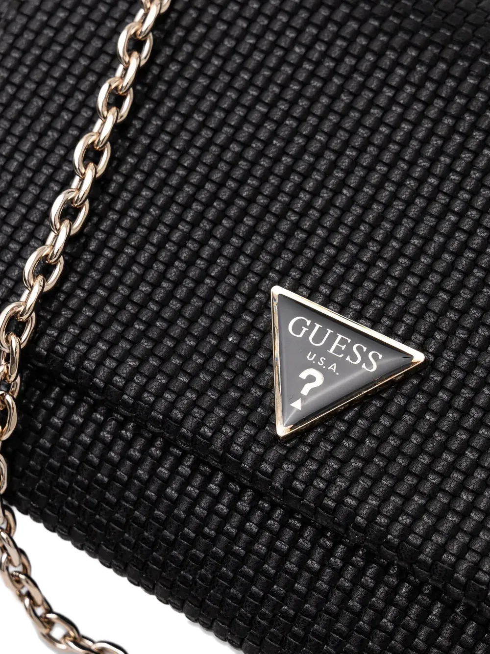 GUESS USA Crossbodytas met textuur Zwart